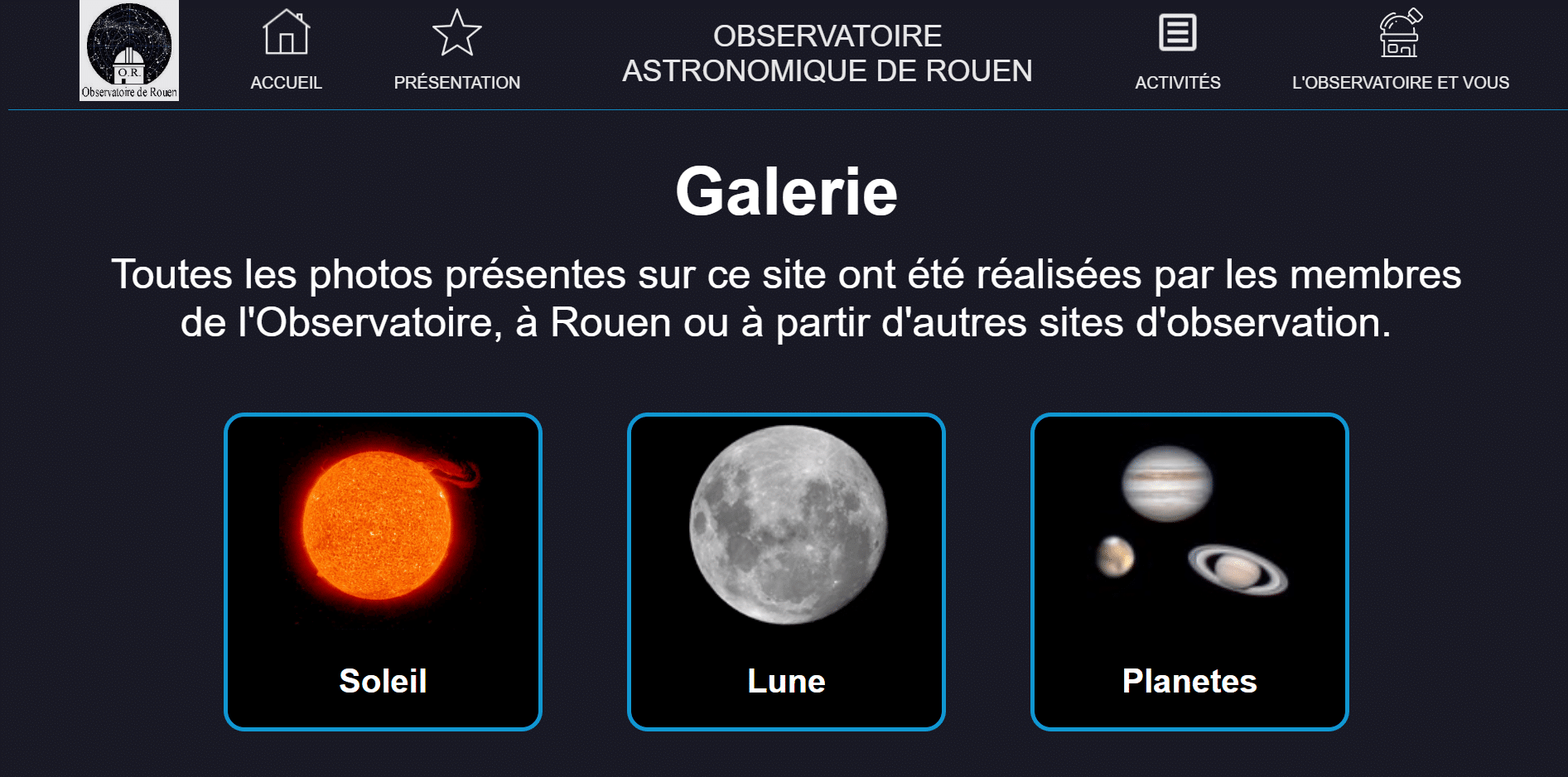 Project Obs - Galerie